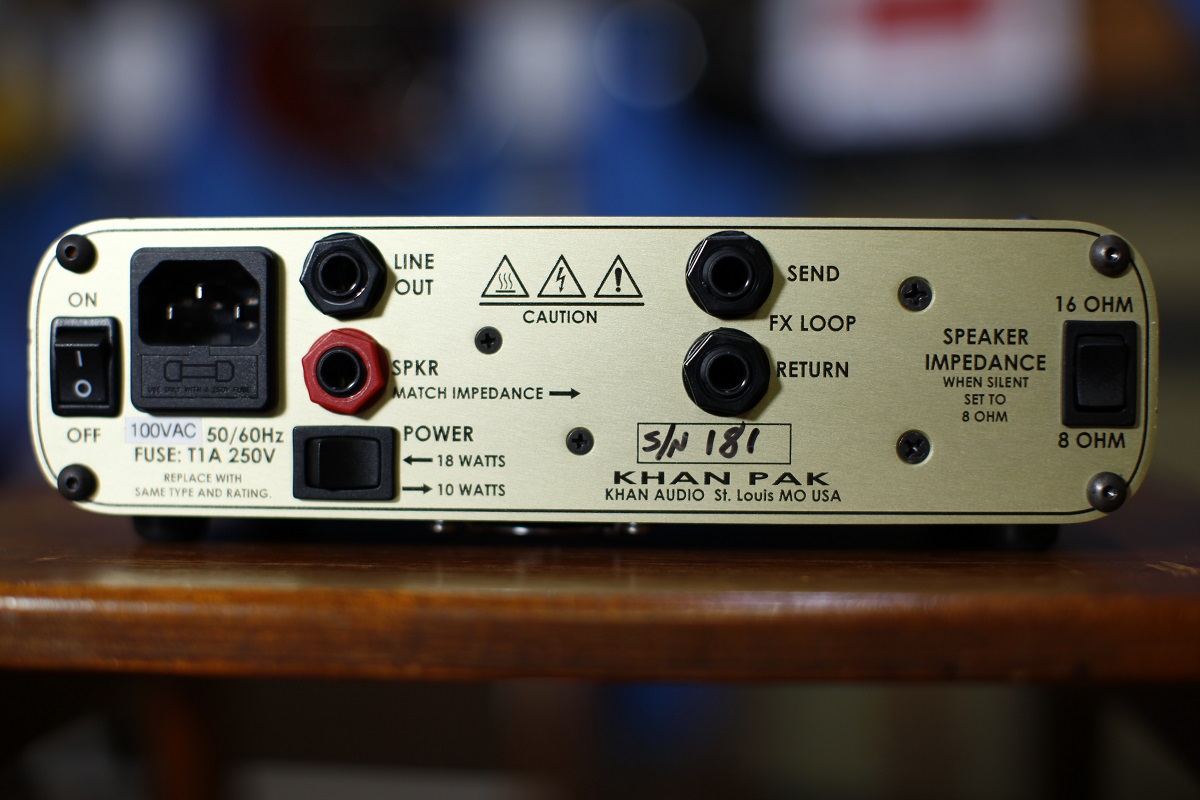 入荷待ち】KHAN Pak Amp “Single Channel” – Guitar Shop Hoochie's