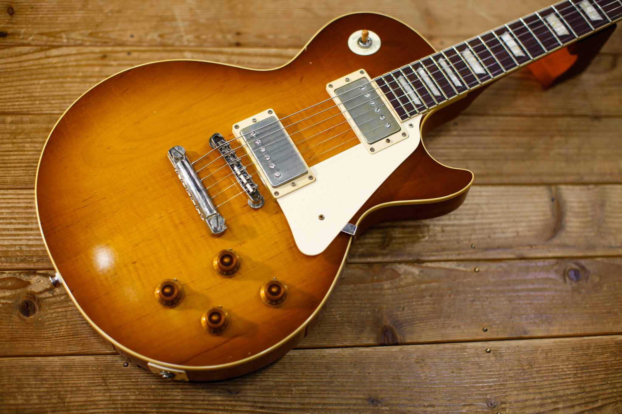 【SOLD】Crews VINTAGE LINE LED 1959 Aged / Tea Burst w/ K&T IMD-59 BB