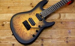 Sterling by MUSIC MAN RICHARDSON 7 / Natural Poplar Burl Burst / Jason Richadson Signature