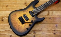 【SOLD】Sterling by MUSIC MAN RICHARDSON 7 / Natural Poplar Burl Burst / Jason Richadson Signature