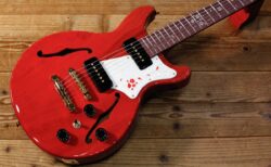 Seventy Seven Guitars ALBATROSS SAKURA-SP22 PP 紅緋（べにひ）「Headwayブランド45周年記念」のディバイザー大商談会限定生産モデル