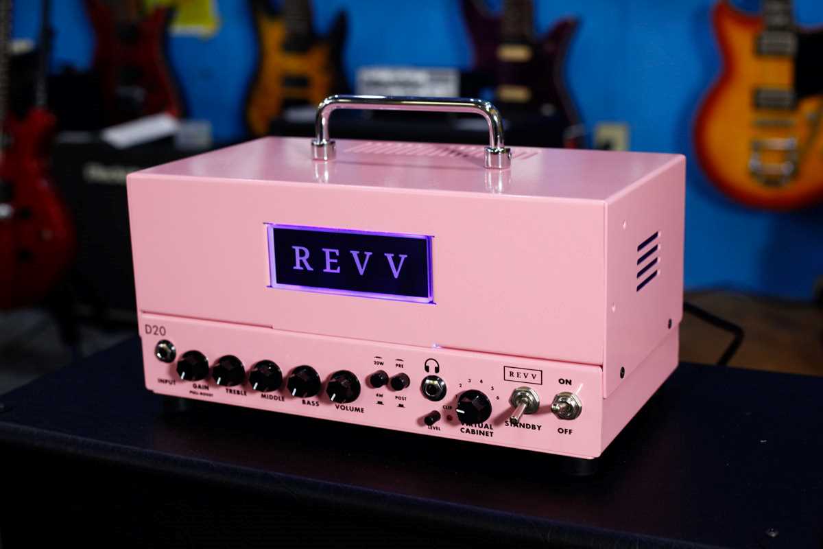 REVV Amplification D20 Shell Pink