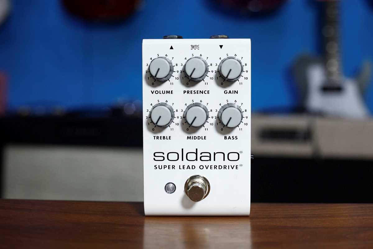 Soldano SLO Pedal Super Lead オーバードライブ 白