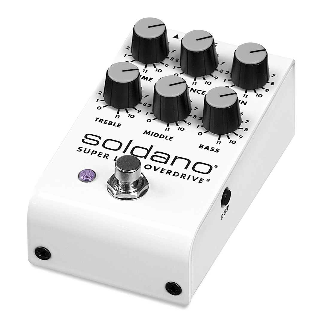 濃いピンク系統 Soldano SLO Pedal Super Lead オーバードライブ 白