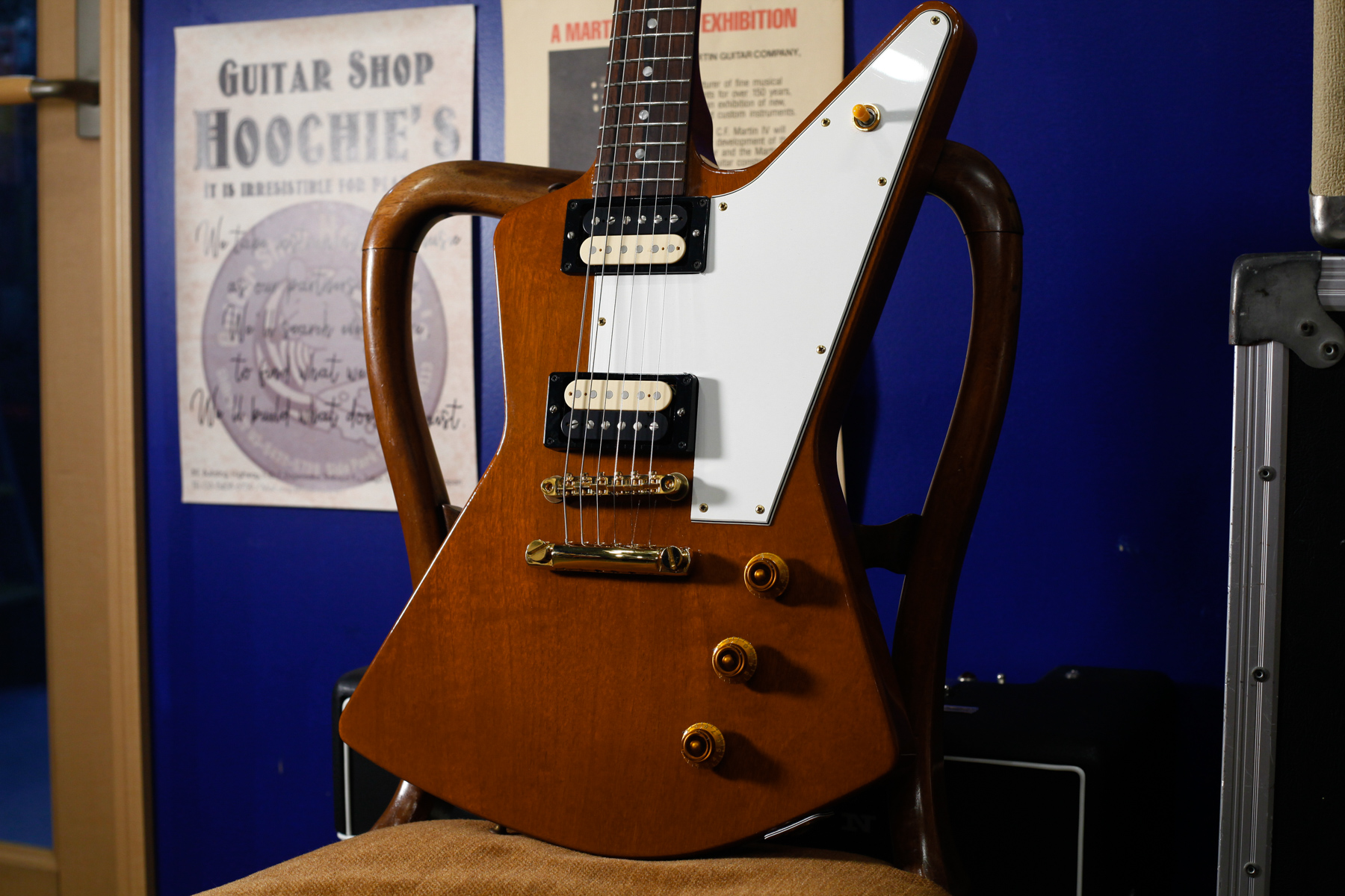 【SOLD】Gibson Custom Shop 1958 EXPLORER MAHOGANY EC