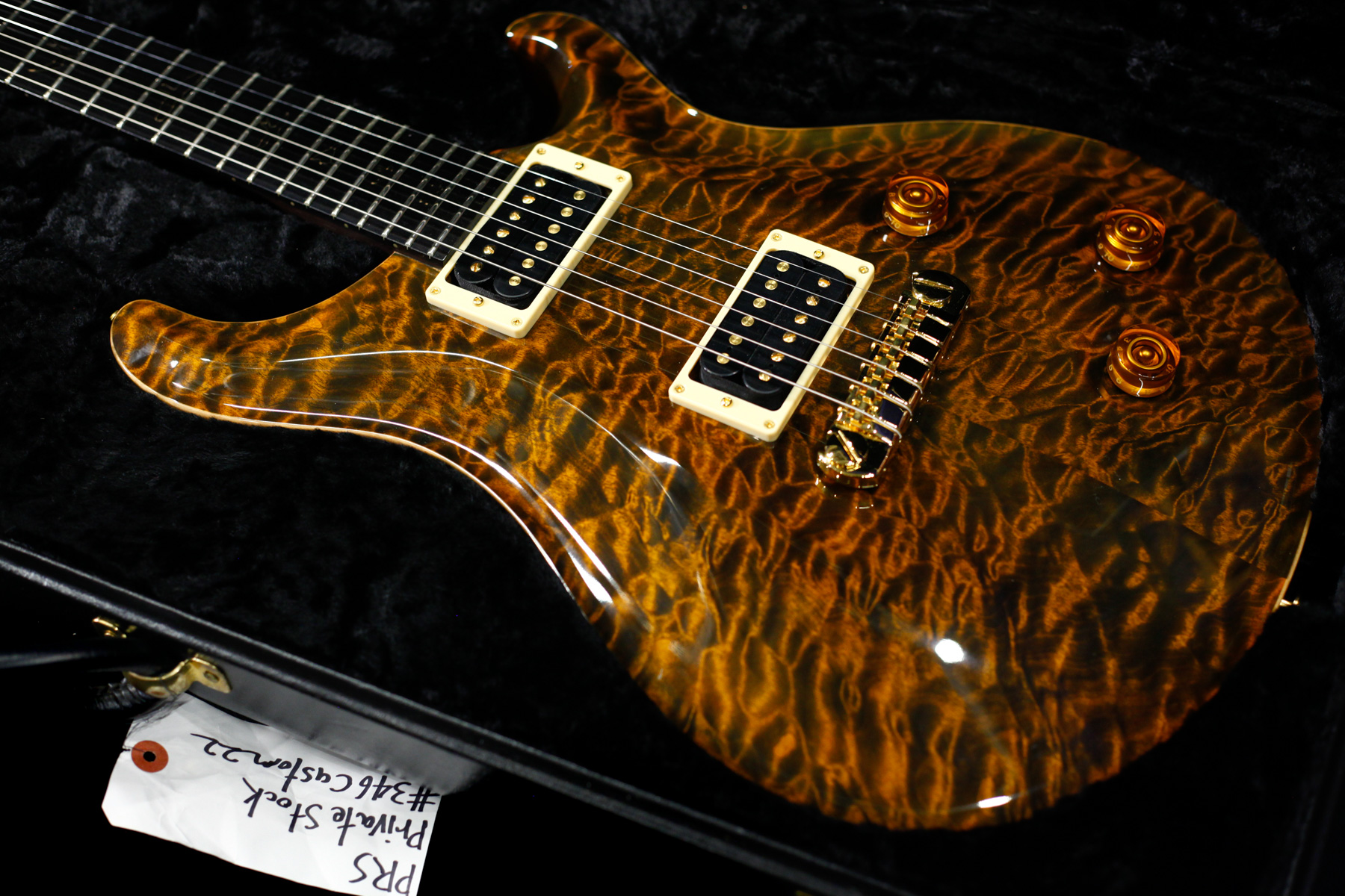 【SOLD】PRS Private Stock #346 Custom22  ｜Tiger Eye ｜2002年製【USED】