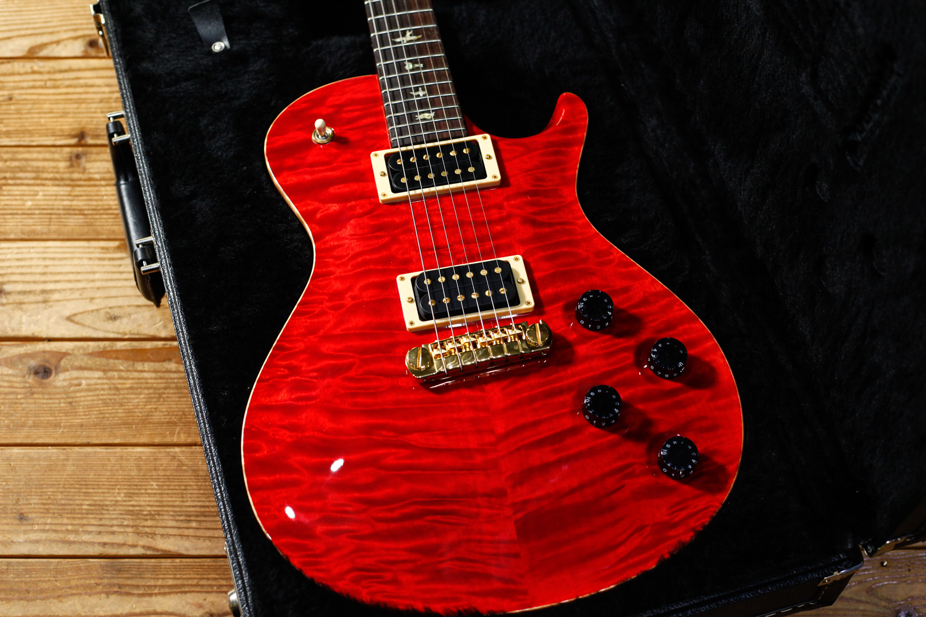 PRS SC250 1st 10TOP NAMM2007 SHOW MODEL|RubyRed|Gold |2006年製【USED】
