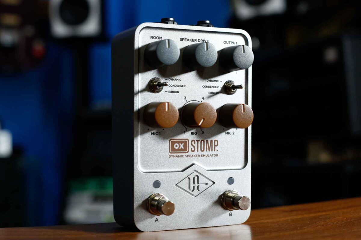Universal Audio UAFX OX Stomp Dynamic Speaker Emulator – Guitar Shop  Hoochie's