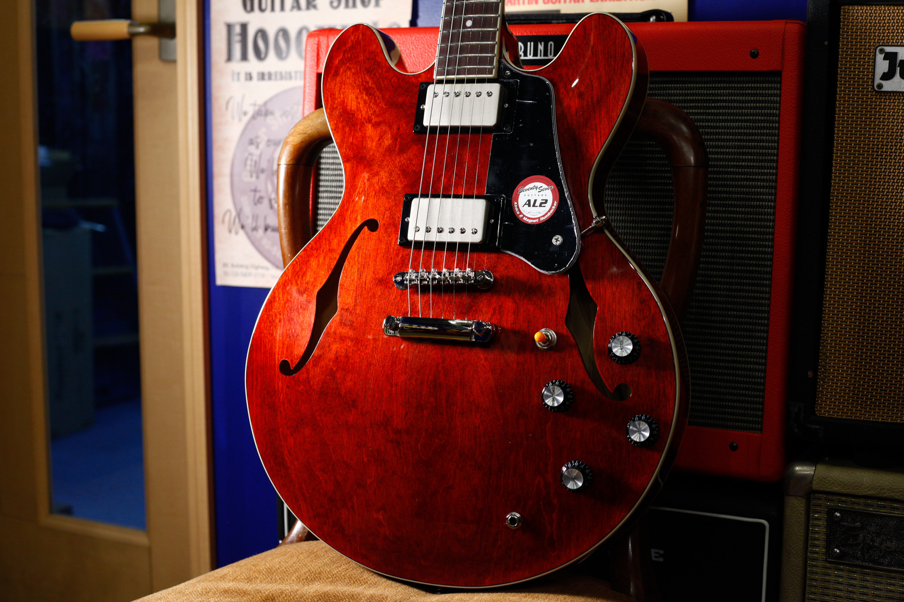 【入荷待ち】Seventy Seven Guitars EXRUBATO-STD/JT AR (Aged Red)