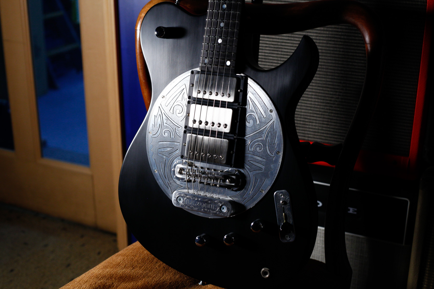 ZEMAITIS S24DT Tribal Tattoo Design 2008 | Black アウトレット価格