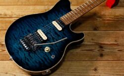 【商談中】【ロックギターの王様】MUSIC MAN AXIS Yucatan Blue Quilt