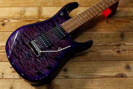 【SOLD】MUSIC MAN JP15 7 String Purple Nebula Quilted Maple Top