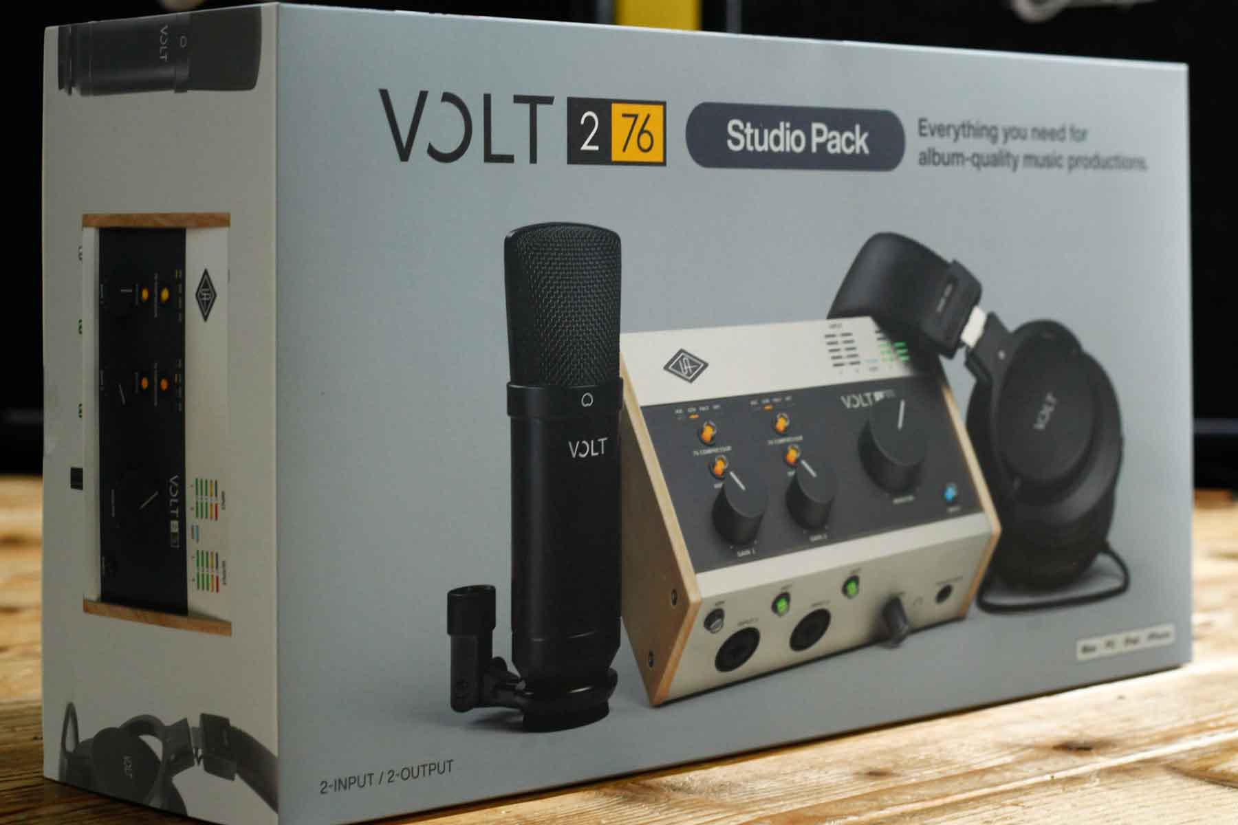 Universal Audio VOLT276 Studio Pack｜コンデンサマイク&ヘッドフォン付きパック